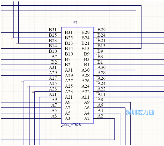 雙擊 1.SchDoc，文件可以被正常打開(kāi)，下圖是其中的一部分：