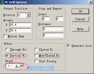 轉(zhuǎn)完Gerber后，接著還需轉(zhuǎn)鉆孔，通孔和盲、埋孔的轉(zhuǎn)法有所不同，轉(zhuǎn)通孔只須點(diǎn)擊Add，在彈出的窗口Document Name輸入文件名