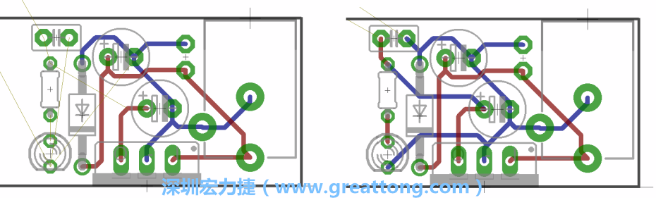 2.3. 下一步，進(jìn)行布線并連接各個電源供應(yīng)的連結(jié)點(diǎn)。